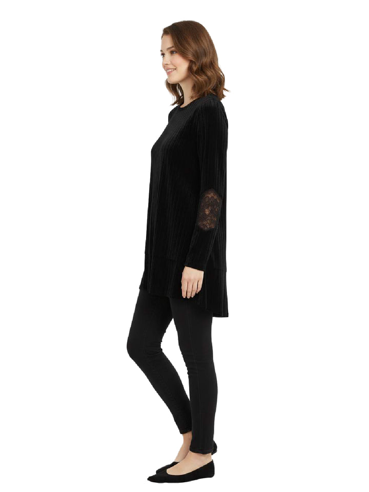 Moth Black Velvet Blouse