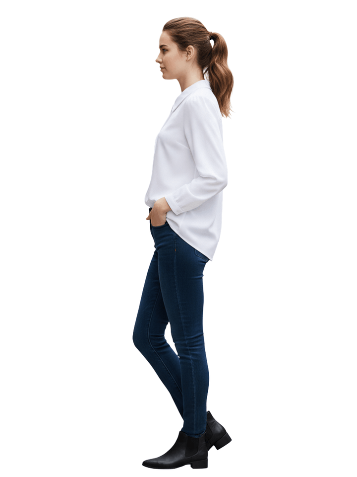 White Button-Down Shirt