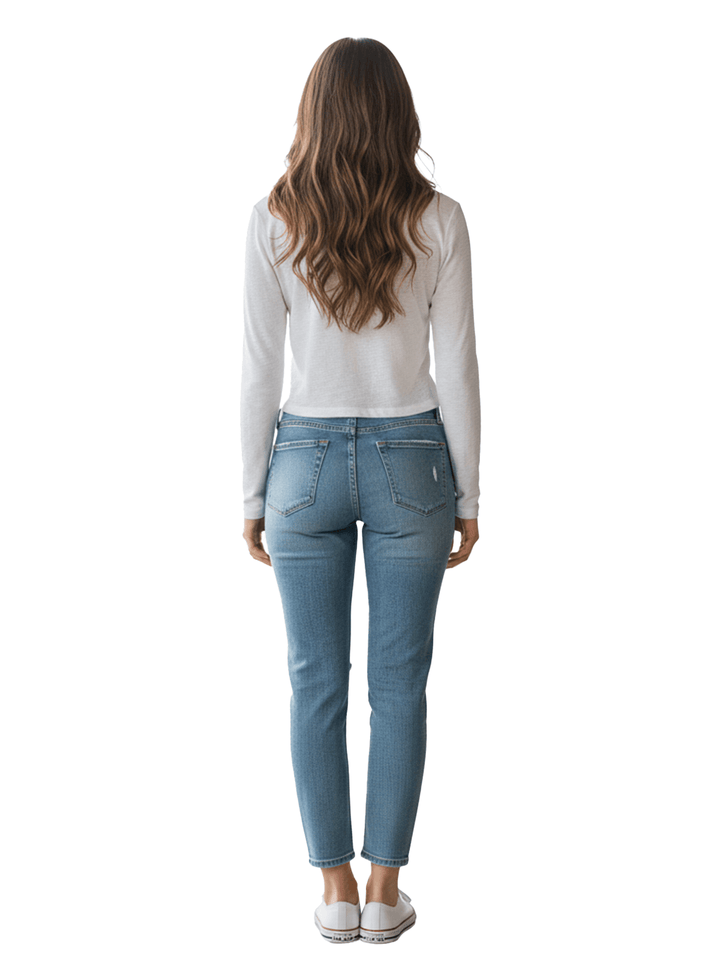 Wild Fable White Long Sleeve Top