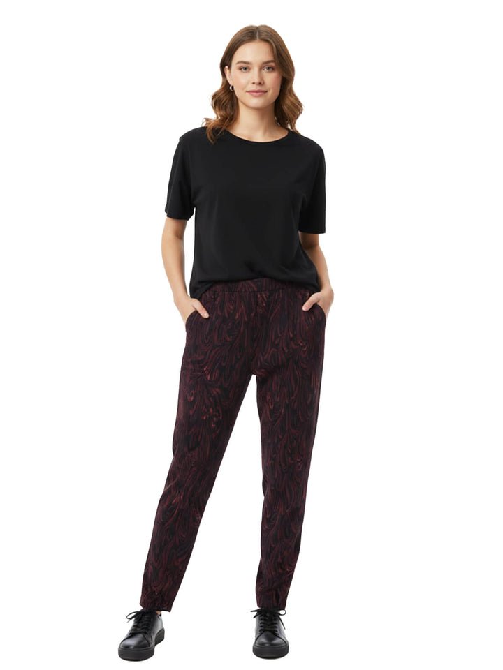 Printed Purple Pants
