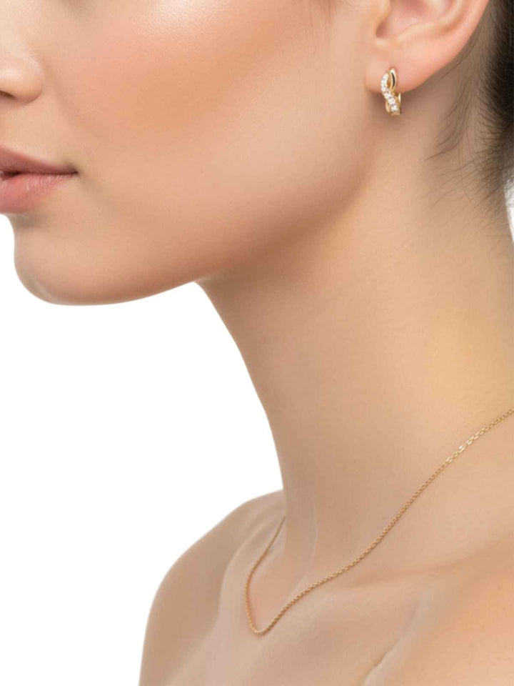 Charter Club Gold-Tone Pendant Necklace and Stud Earring Set
