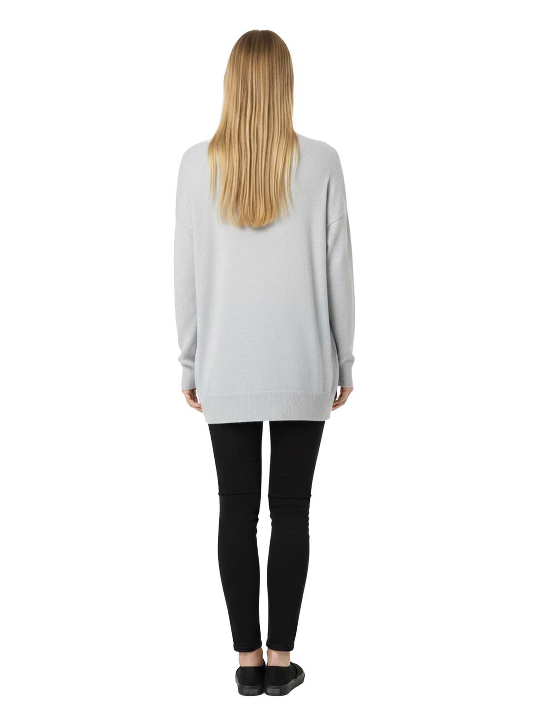 LNA V Neck Long Sleeve Mini Dress