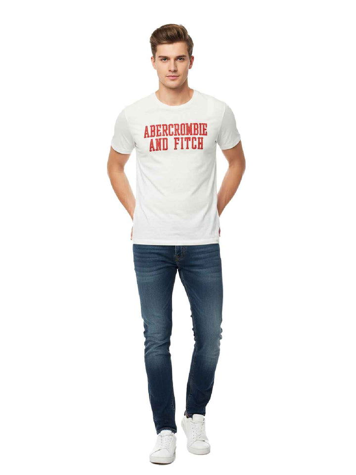 Abercrombie & Fitch Applique Logo Tee Men's Style : 123-238-2347