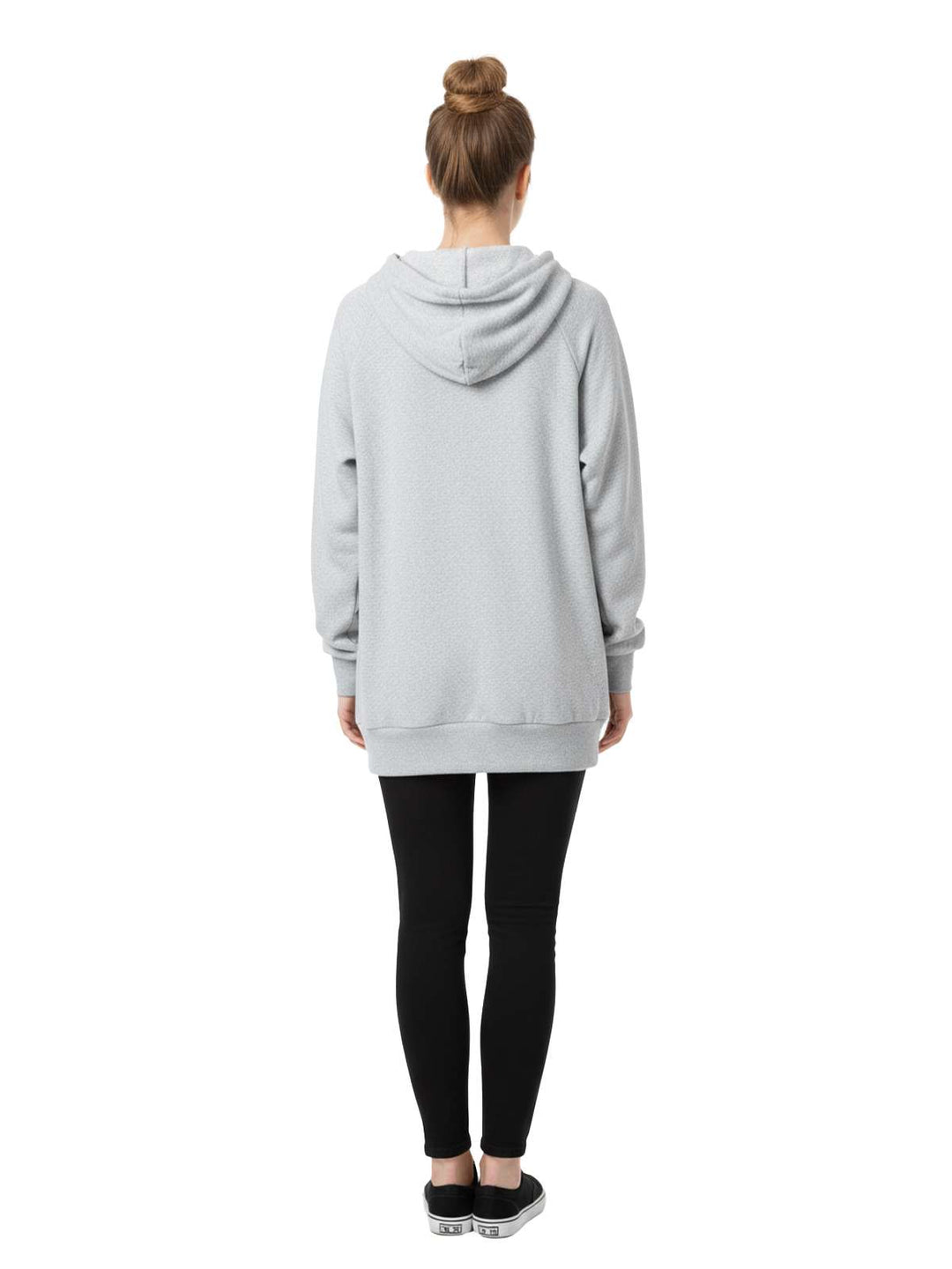 Gray Activewear Sweatshirt & Hoodie