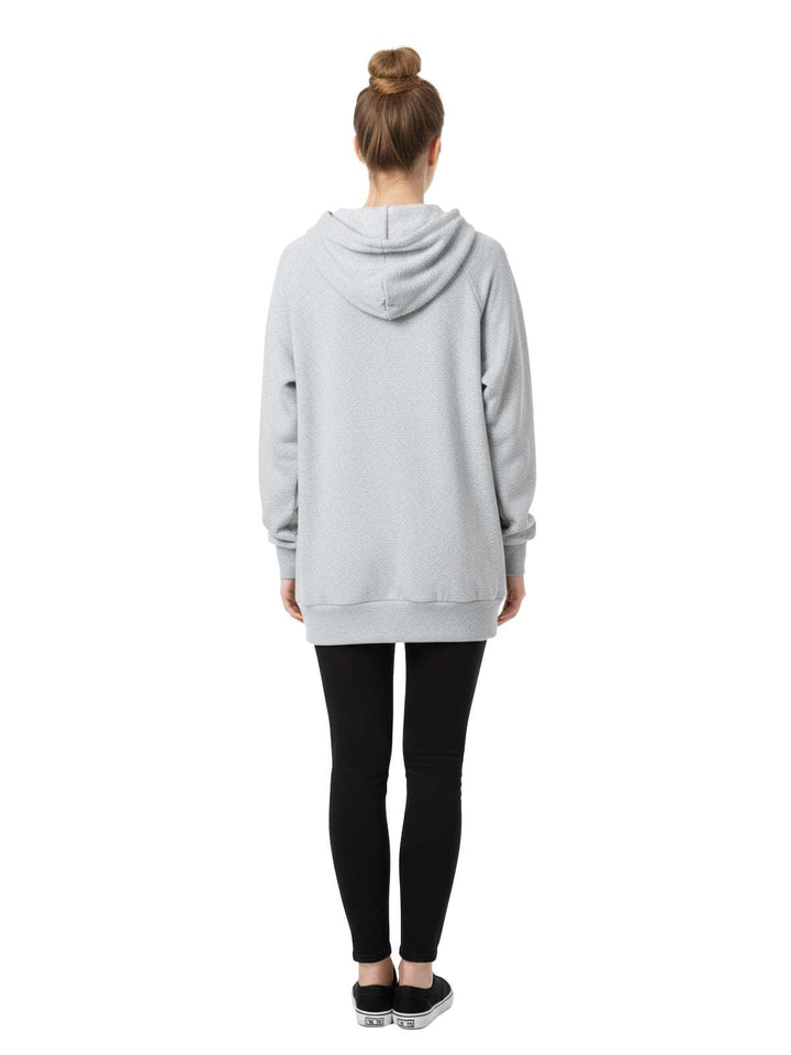 Gray Activewear Sweatshirt & Hoodie