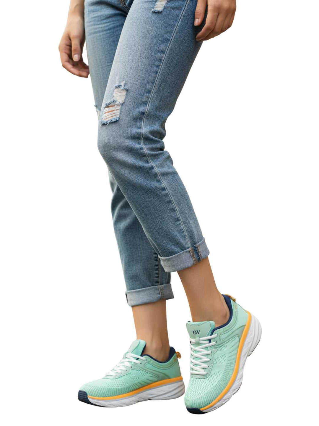 G WEST WOMENS MESH FLEXIBLE RUNNING SHOES
