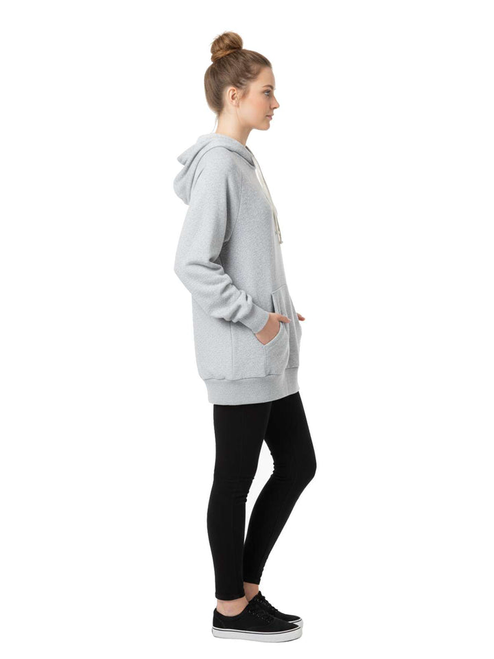 Gray Activewear Sweatshirt & Hoodie