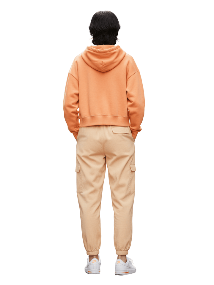 Nike Sportswear Club Fleece Oversized Crop Graphic Hoodie Womens Style : Dq5850