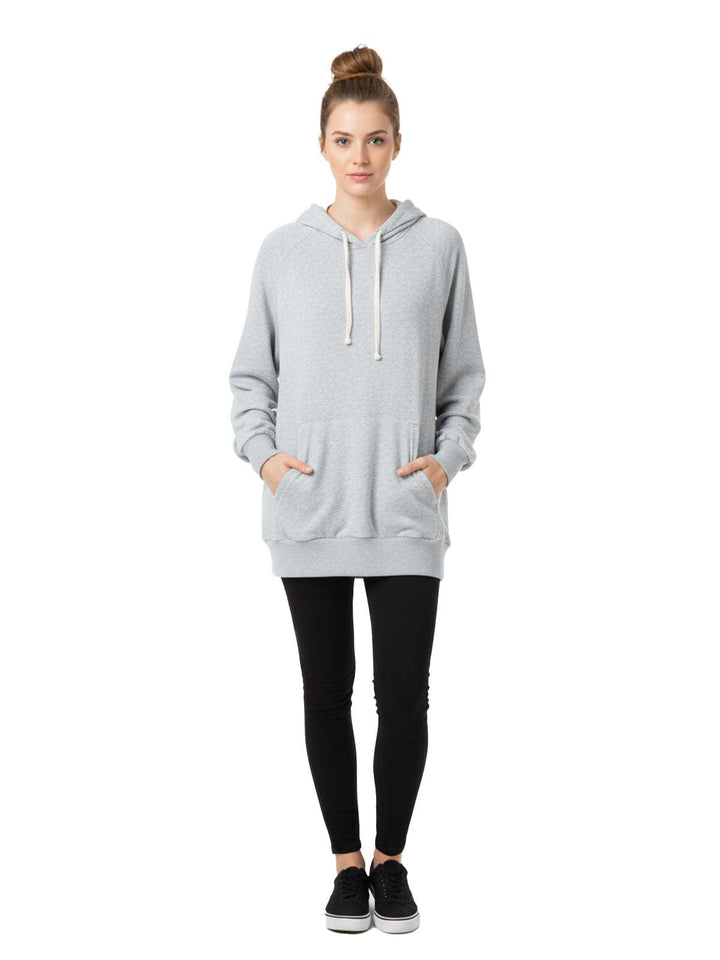 Gray Activewear Sweatshirt & Hoodie