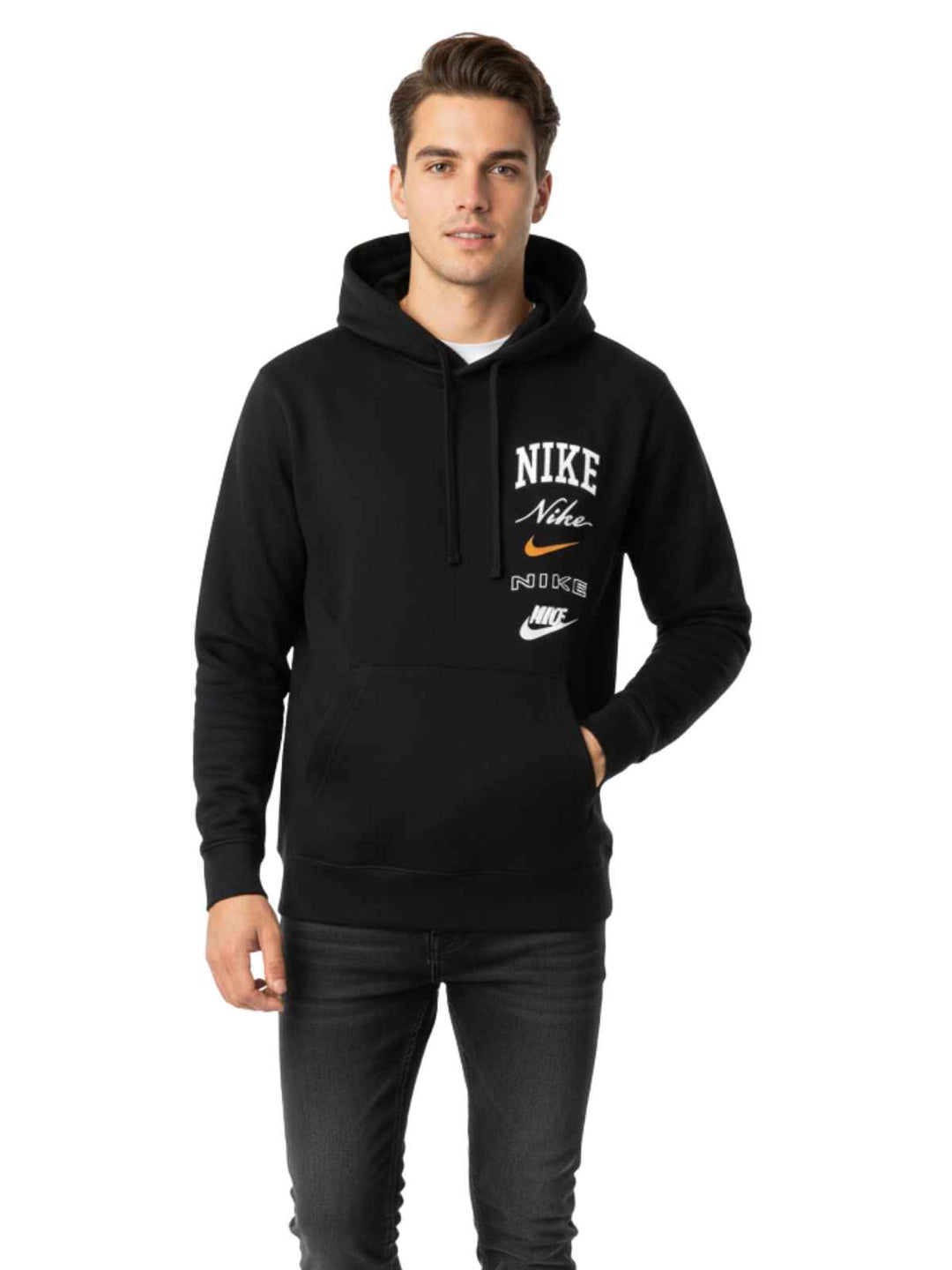 Nike Club Fleece Pullover With Hat Without Closure For Men Mens Style : Fn2634