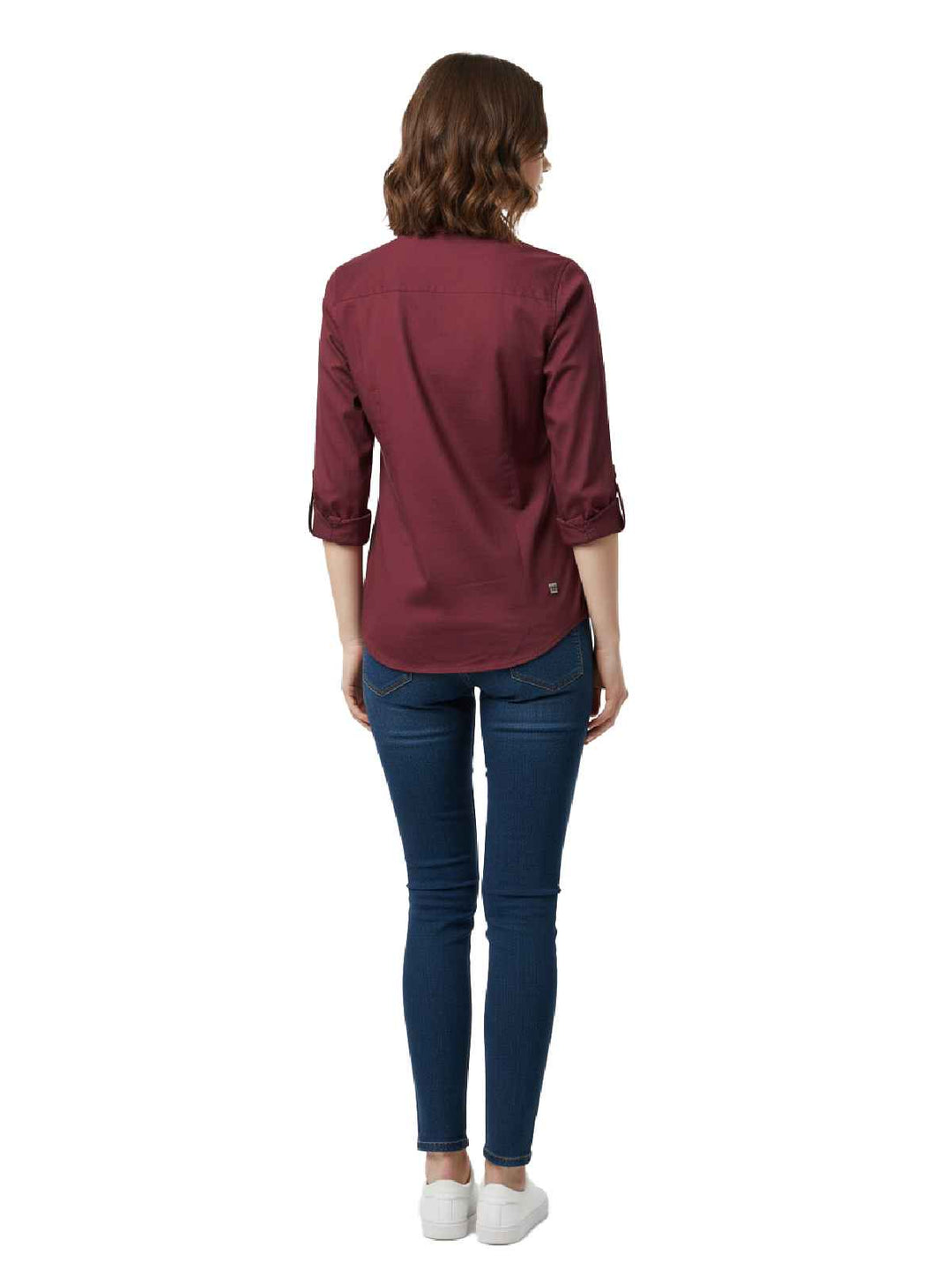 Maroon Button Down