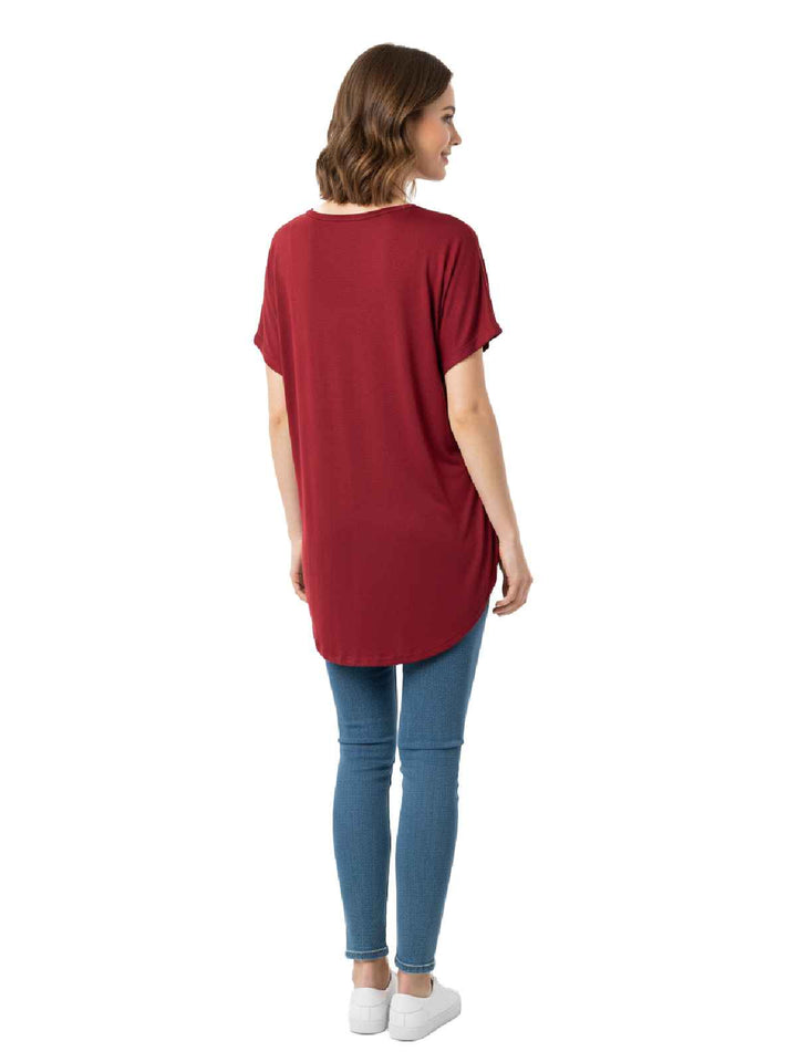 Worthington Women's Rayon Short Sleeve Top