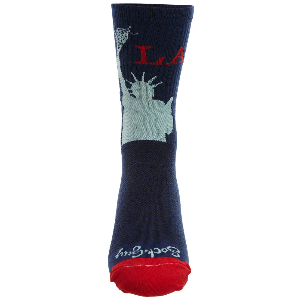 Sockguy Lax New York Crew Neck Socks Unisex Style : Laxny