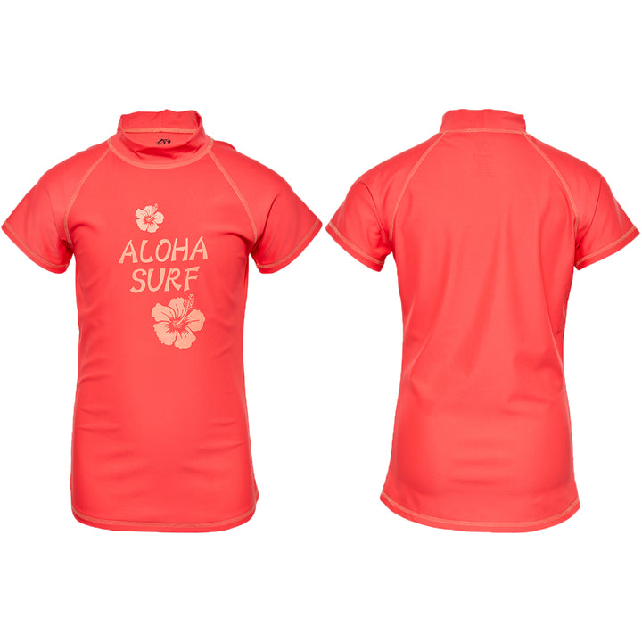 Sunspecs Aloha Surf Rash Guard Short Sleeve Crewneck Spandex T-Shirt Little Kids Style : RGJ