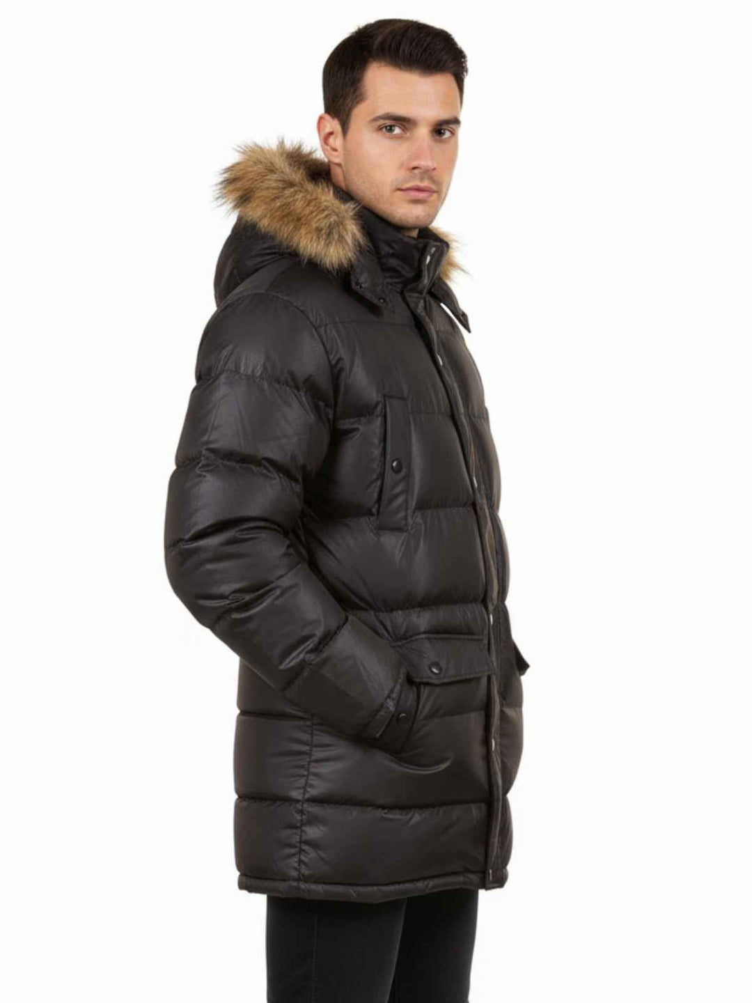 Truppa Fur Bubble Jacket Mens Style : Hk96104
