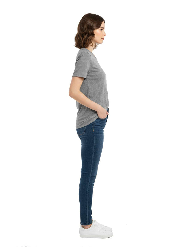 AVA & VIV Gray Short Sleeve T-Shirt