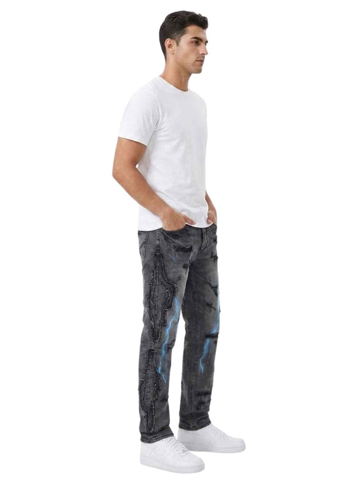 Smoke Rise Paradise Color Weft Jeans Mens Style : Jp25529