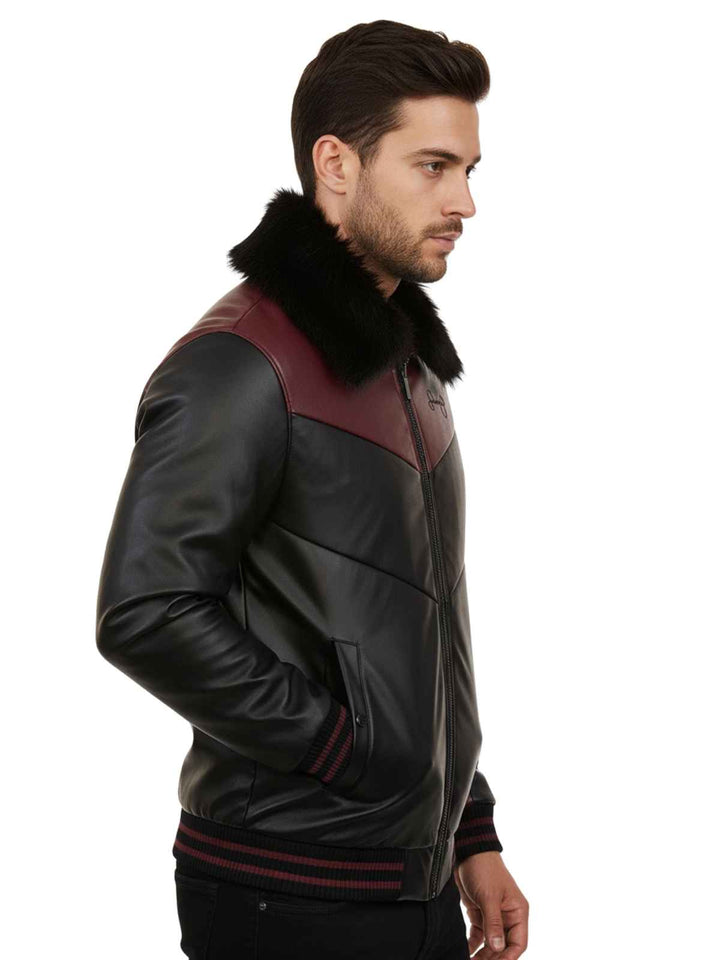 Sean John Chevron Quilt Bomber Jacket Mens Style : Sb1932