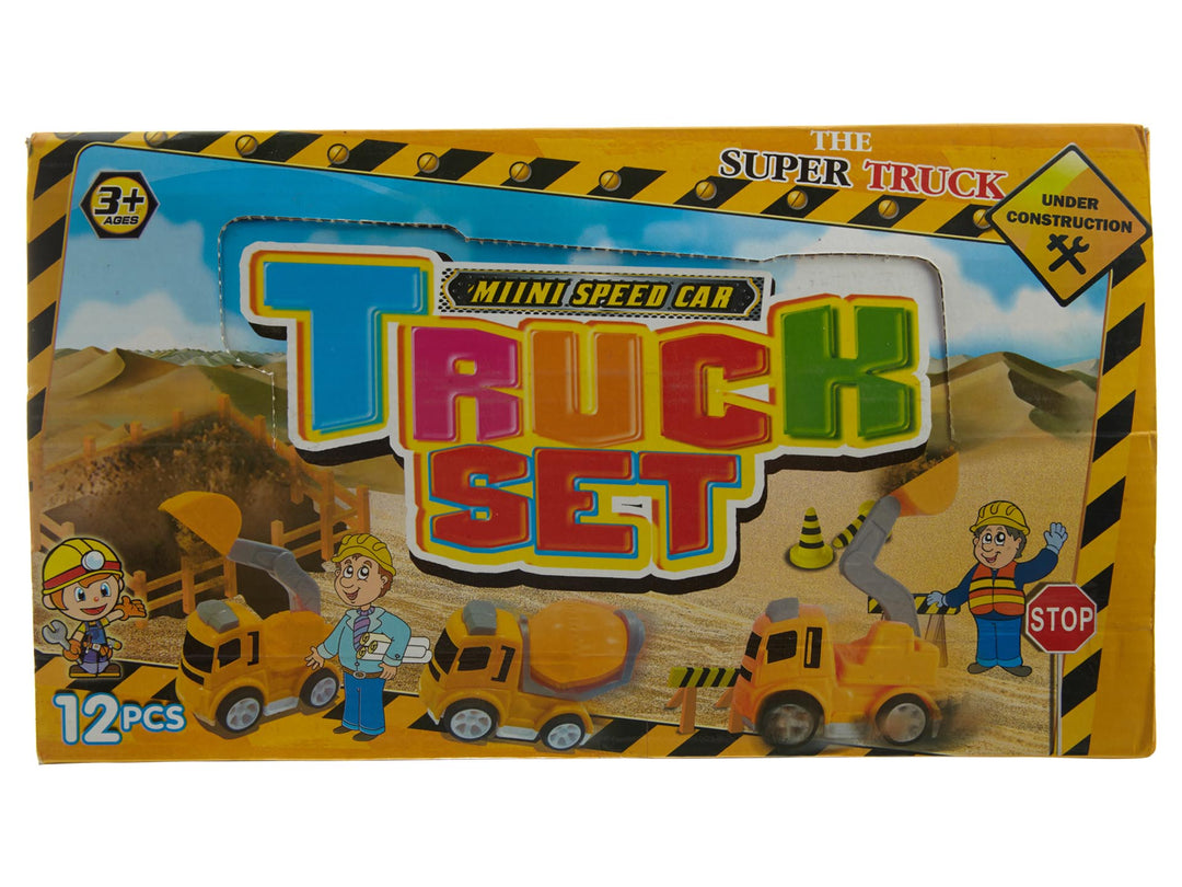 Everbright Friction Construction Truck 12pcs Pack Not Applicable Style : 855-22