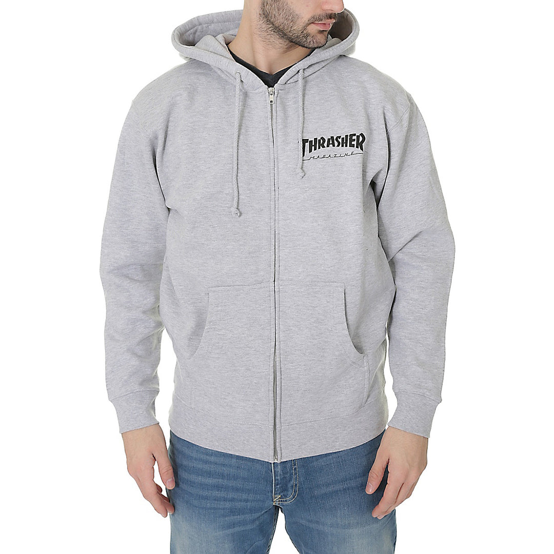 Thrasher Magazine Logo Zip Hood  Mens Style : 114123