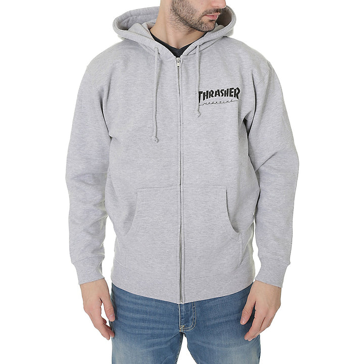 Thrasher Magazine Logo Zip Hood  Mens Style : 114123