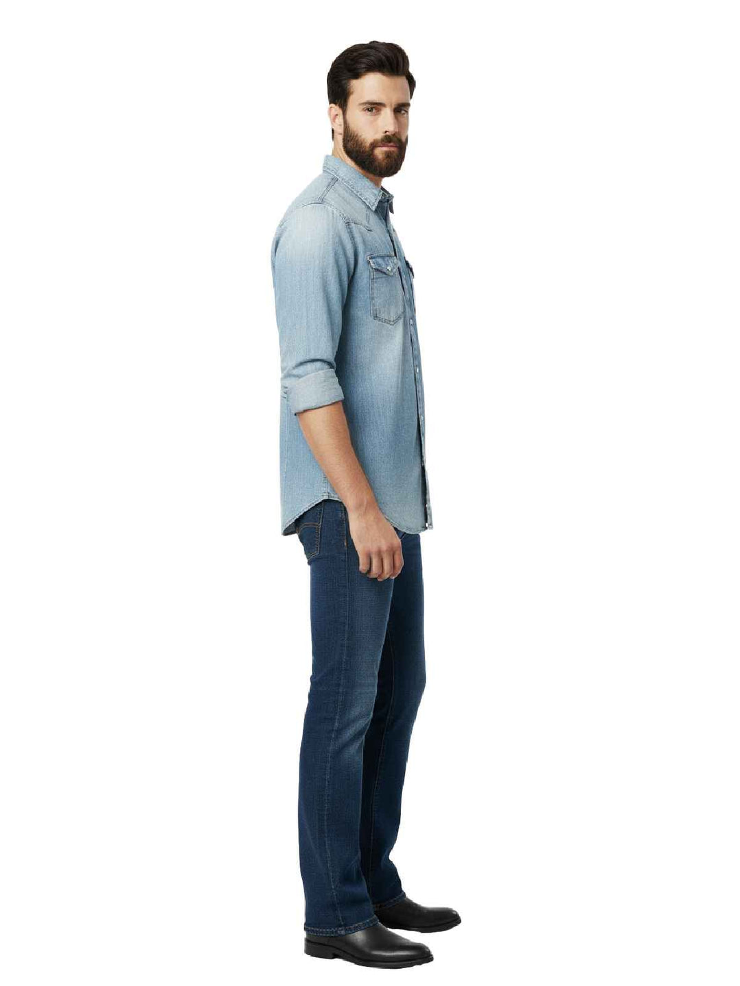 American Eagle Outfitters Blue Denim Button Down