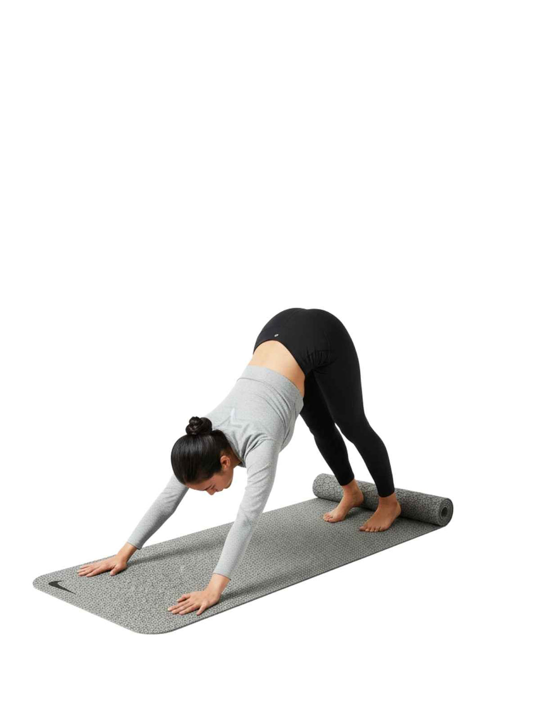 Nike Move Yoga Mat 4mm Gray 24" * 68" Unisex Style : N1003061