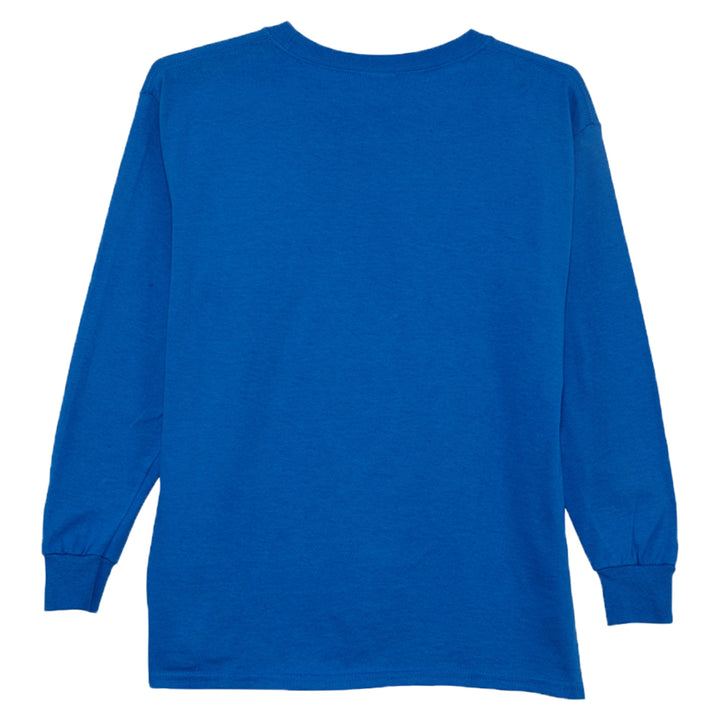 Gildan Ultra Cotton NY Rangers Alternate Logo Long Sleeve Crewneck T-Shirt Big Kids Style : G2400