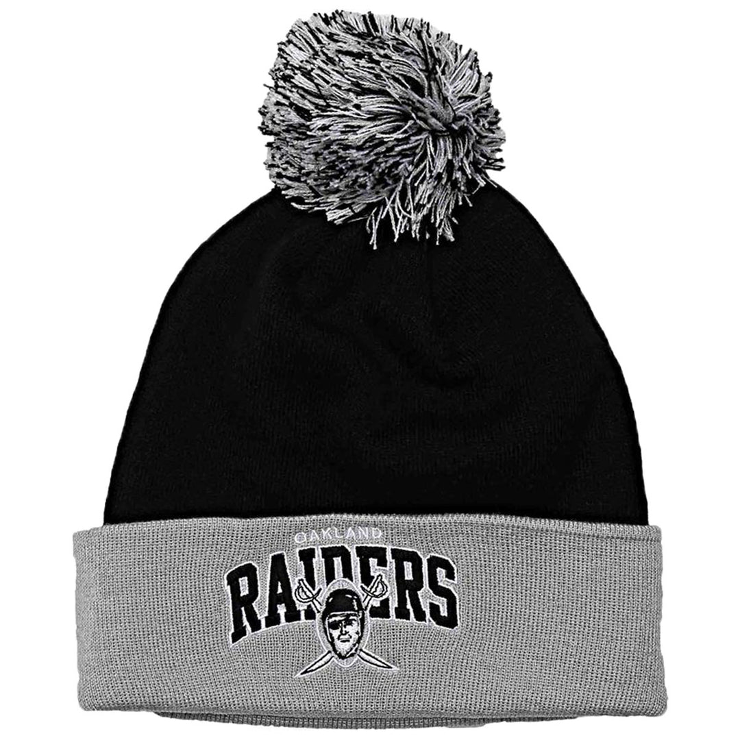 Mitchell&ness Oakland Raiders Cuffed Knit Unisex Style : Kh45z