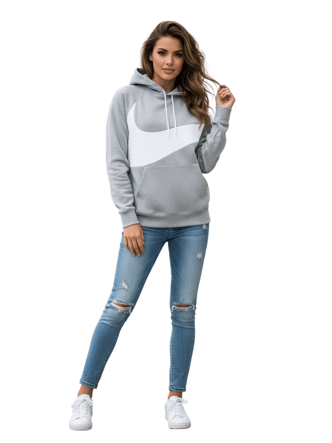 Nike Sportswear Smiley Fleece Sweatshirt Womens Style : Dq3543