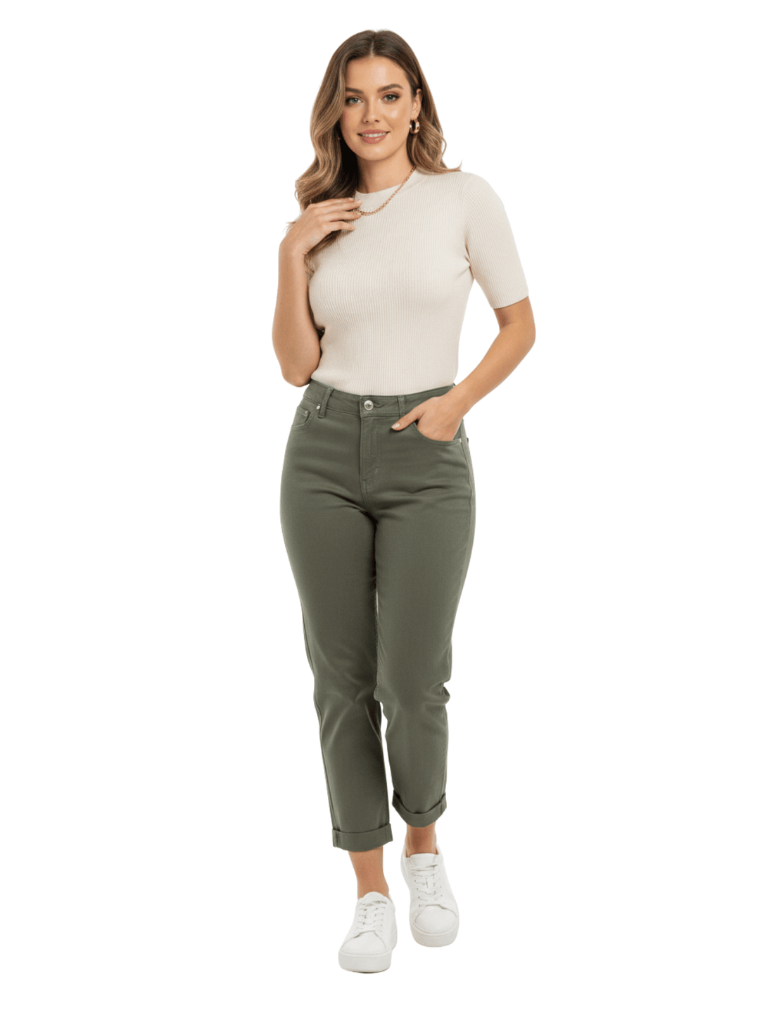 Women's Croft & Barrow Green Pants