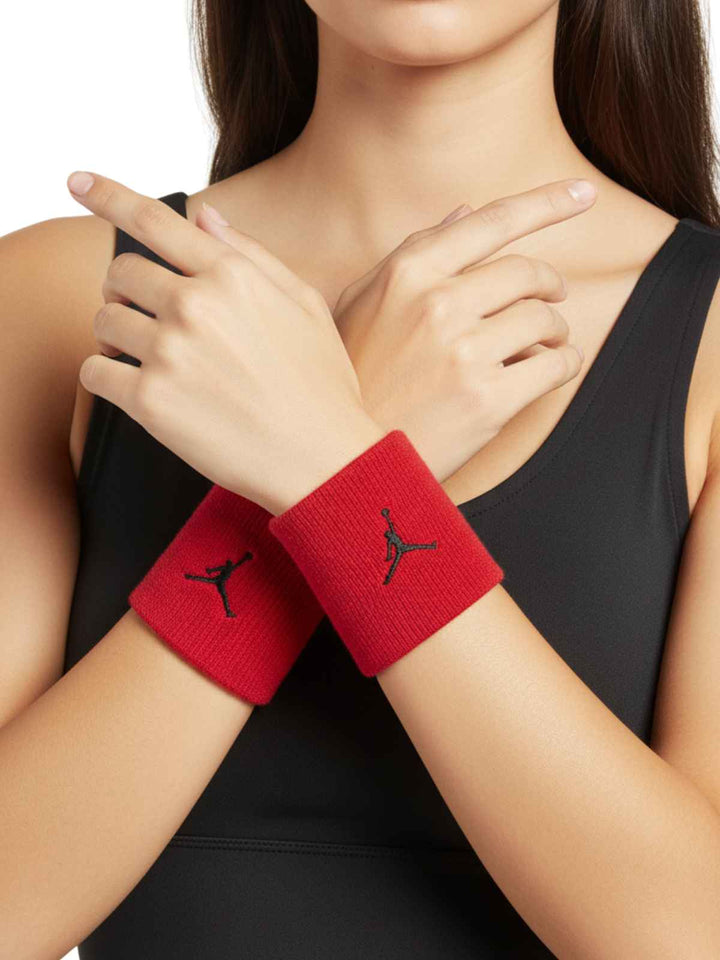 Jordan Jumpman Dri-fit Wristbands 2pack Red Unisex Style : Jkn01