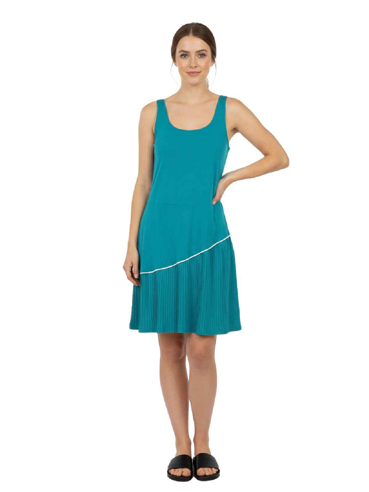 Blue Sleeveless Dress