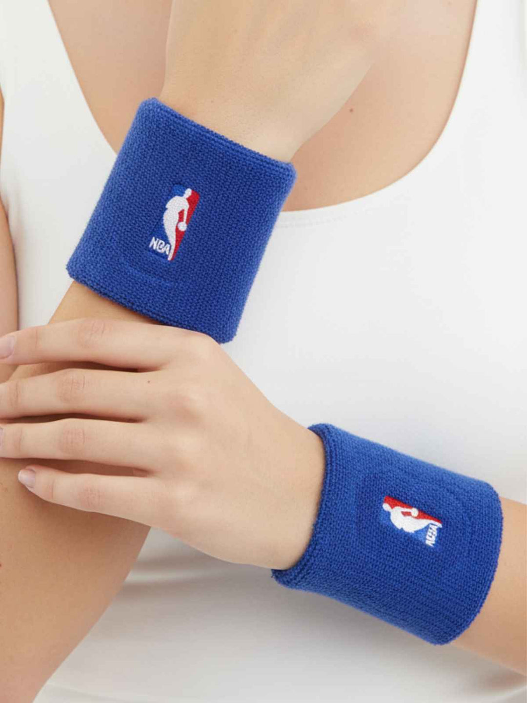 Nba Two Double Wide Wristbands Unisex Style : Nba440