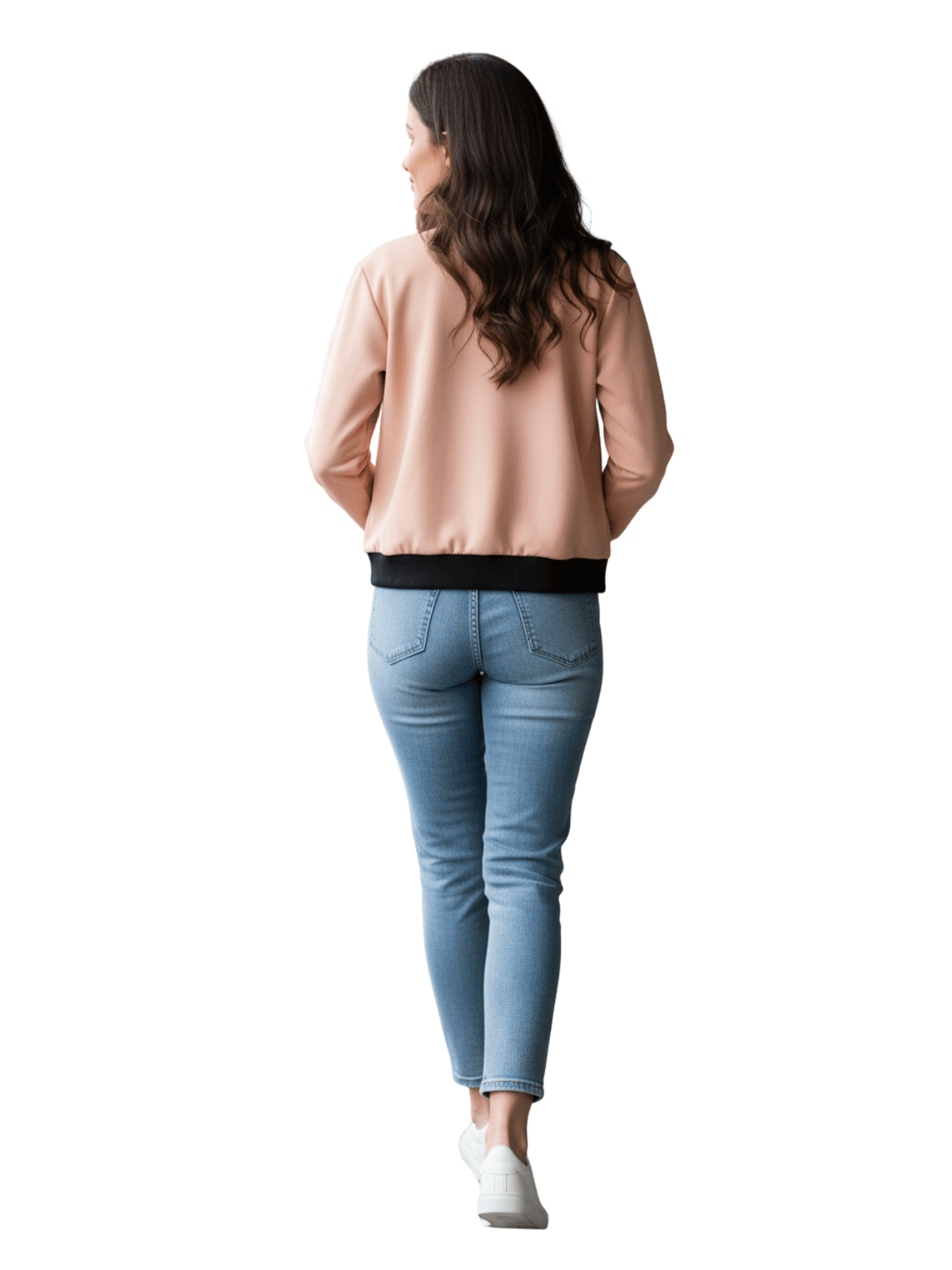 Peach Zip Up Activewear Jacket