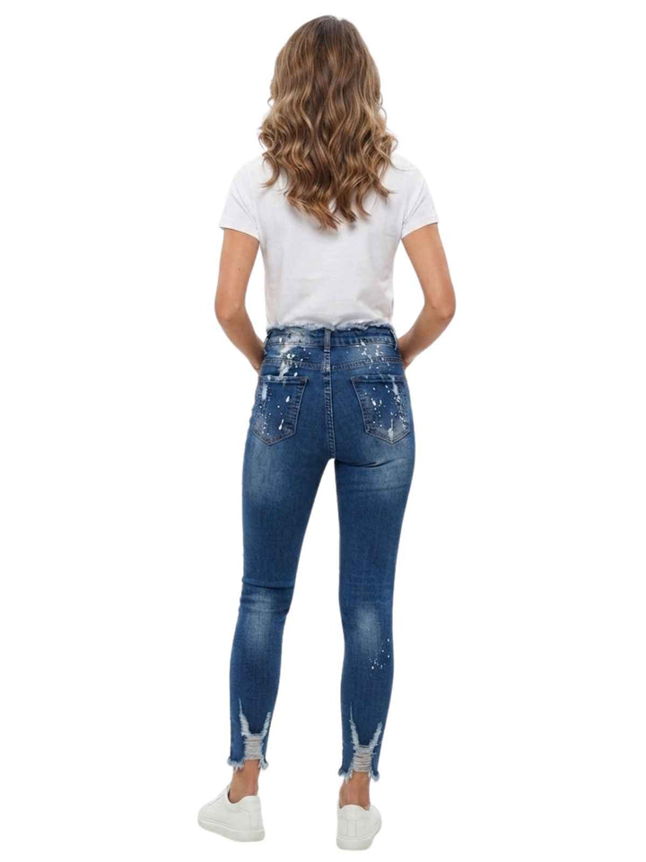 REDFOX JEANS Distressed Jeans