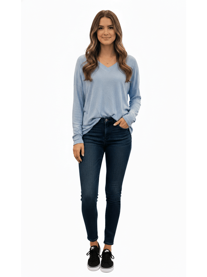 A New Day Women's Long Sleeve V-Neck T-Shirt