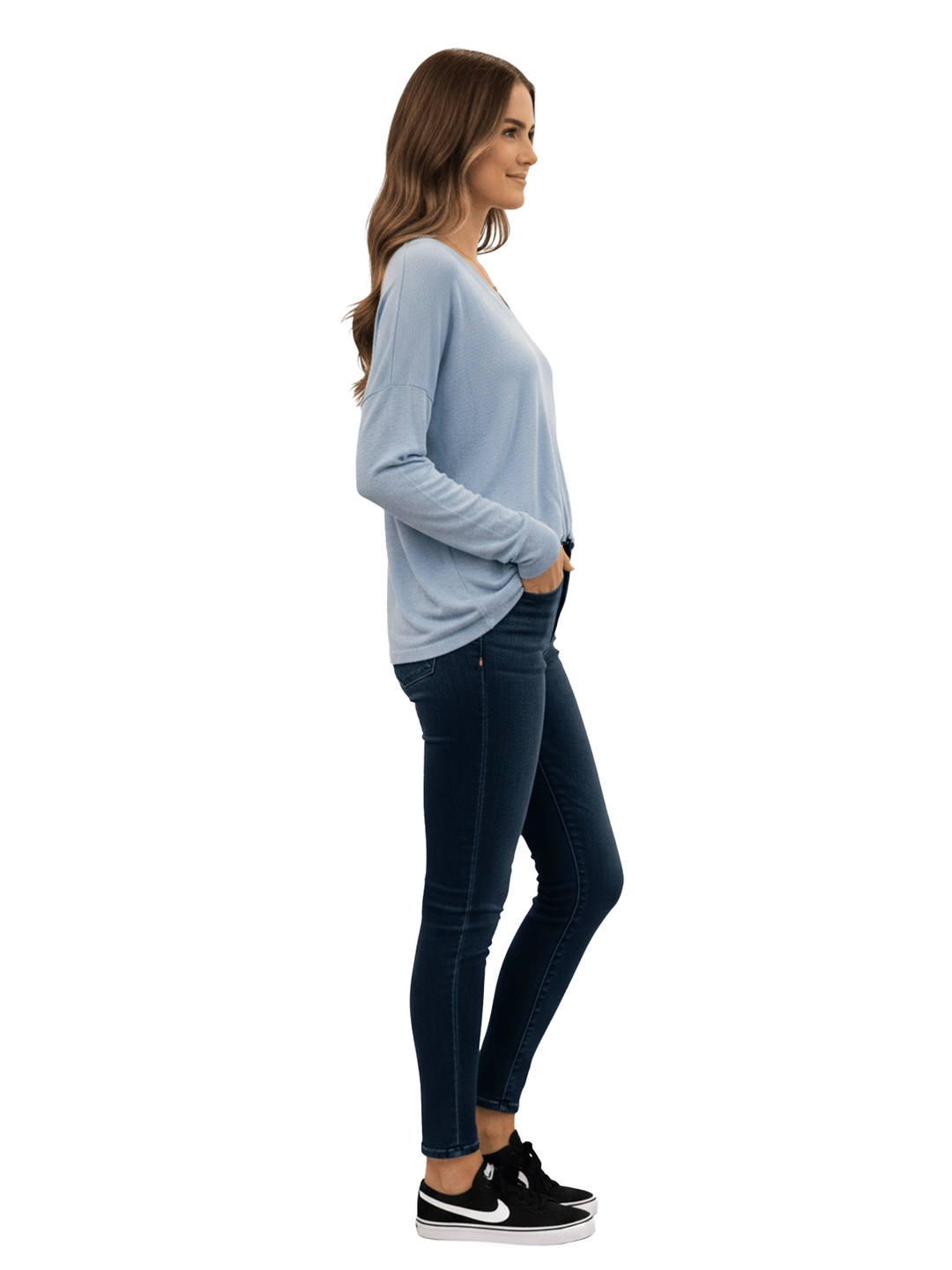A New Day Women's Long Sleeve V-Neck T-Shirt