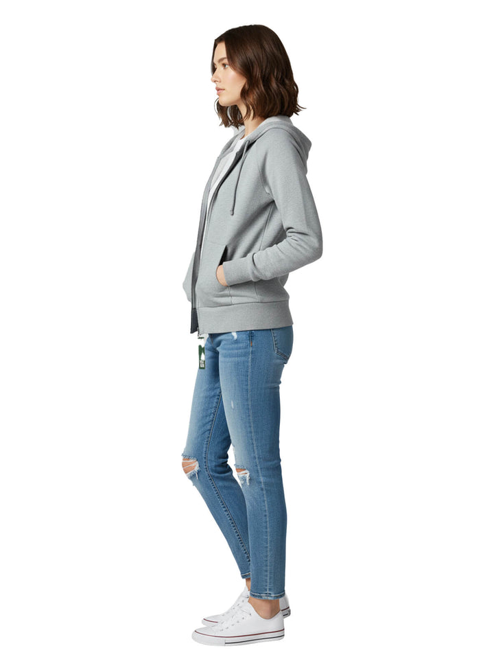 Athleta Gray Full Zip Hoodie