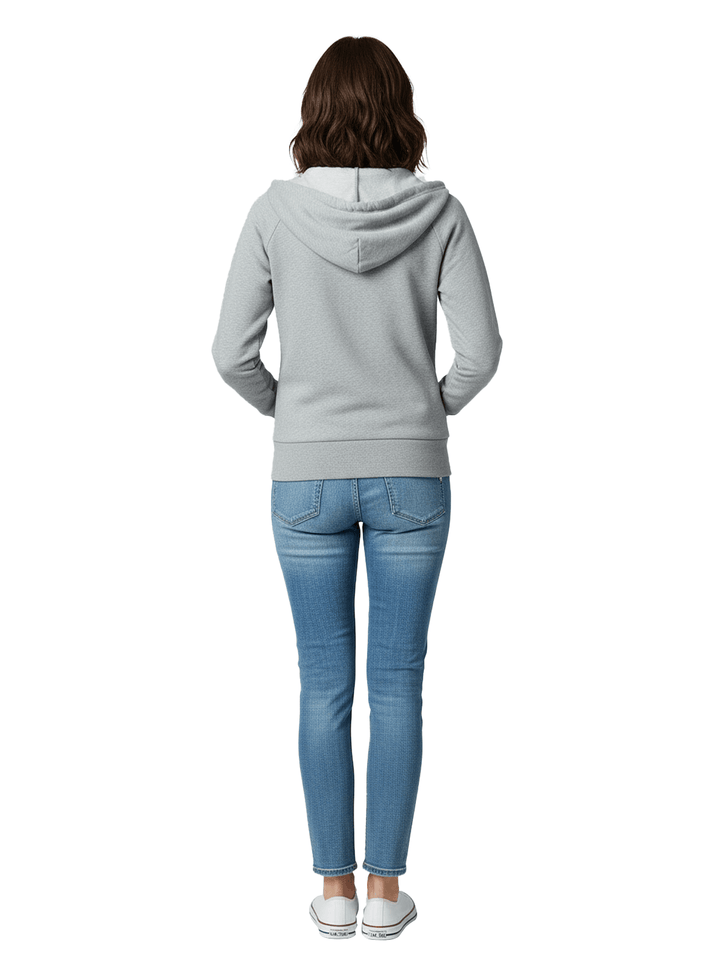 Athleta Gray Full Zip Hoodie