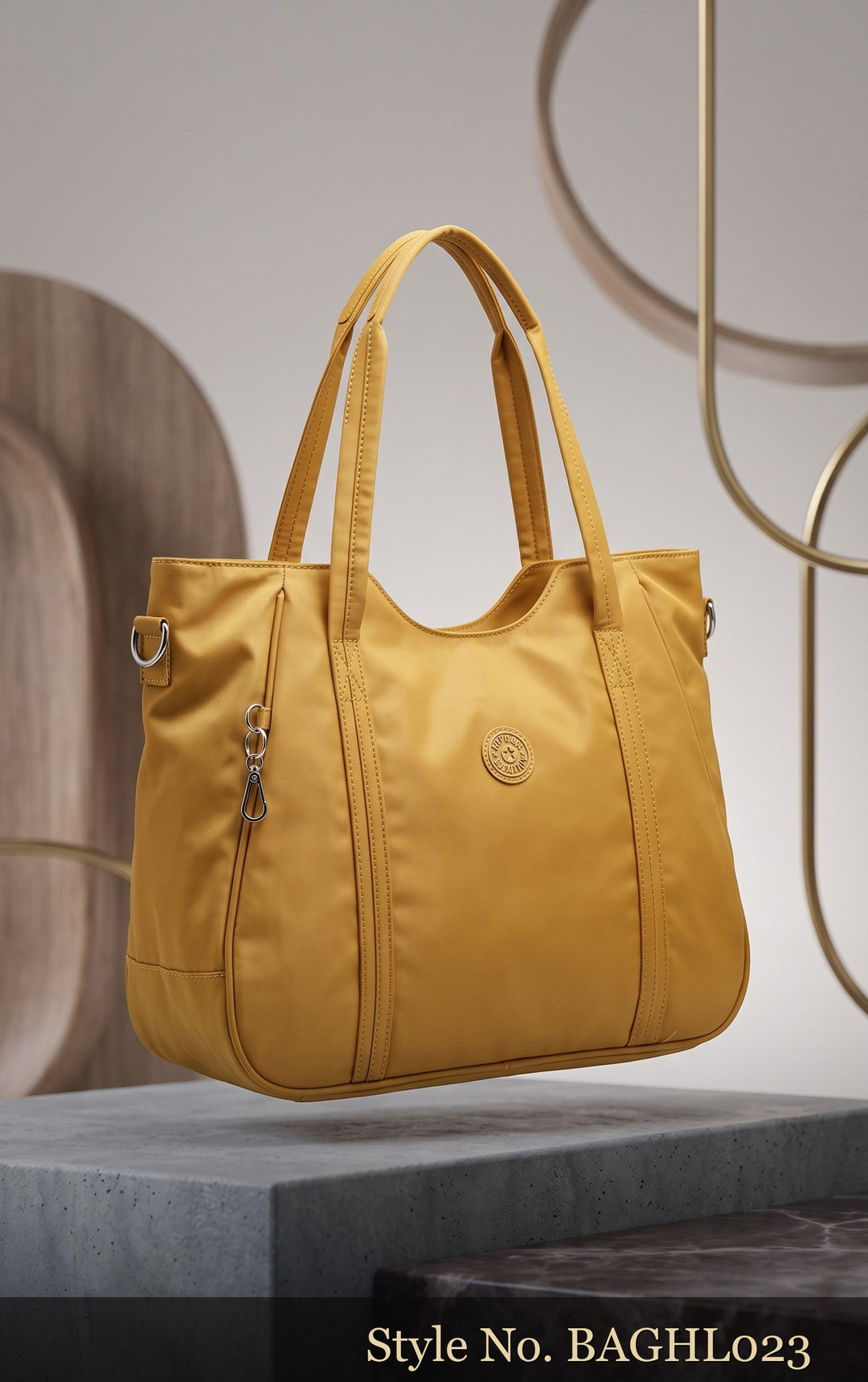 Mustard Yellow Shopper Tote | BAGHL023