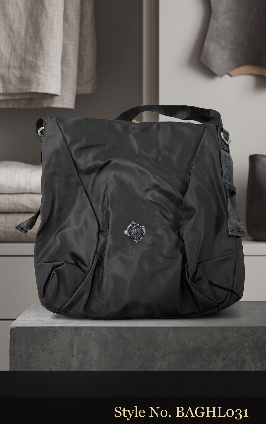 Charcoal Messenger Bag | BAGHL031