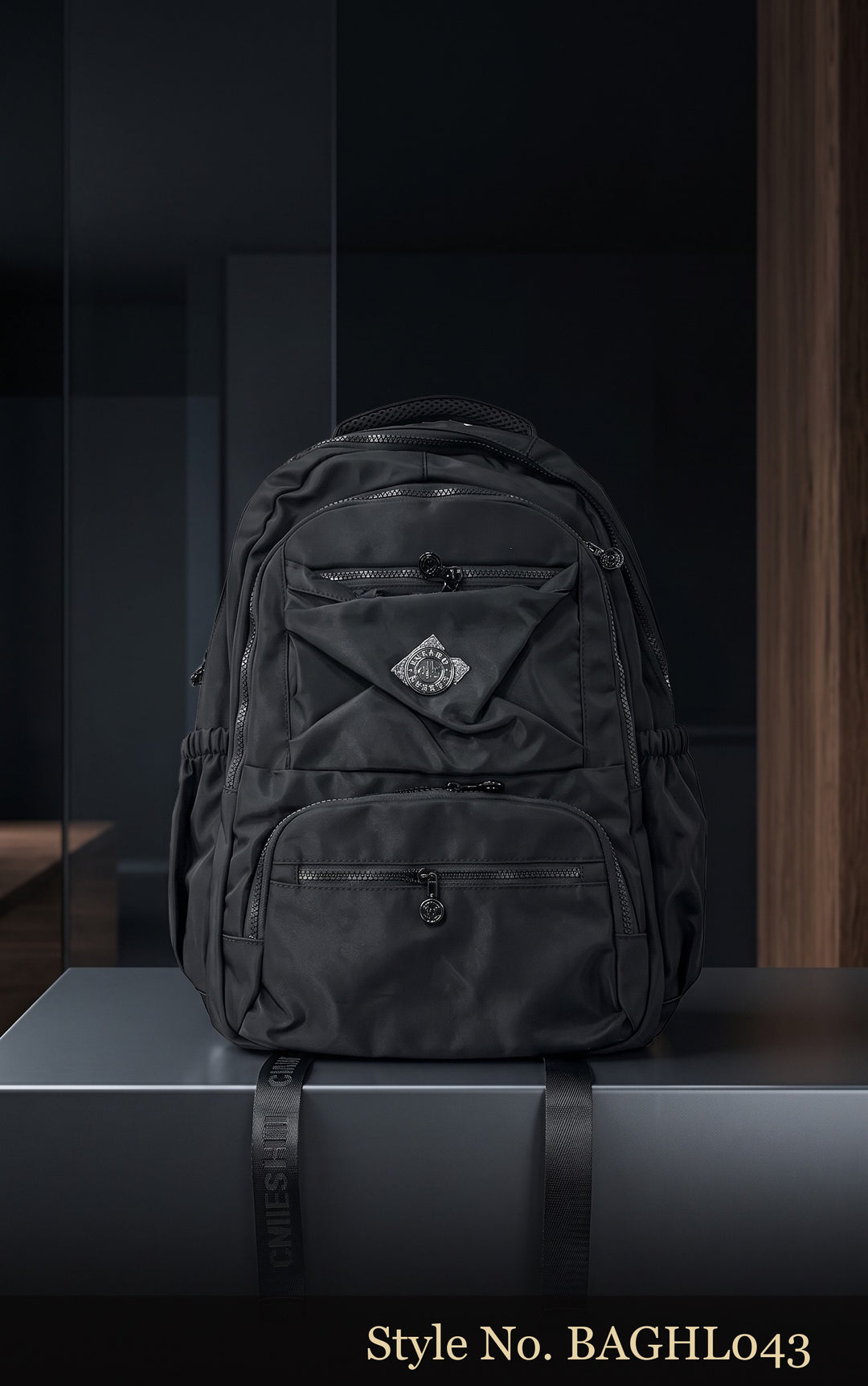 Navy Front-Pocket Backpack | BAGHL043