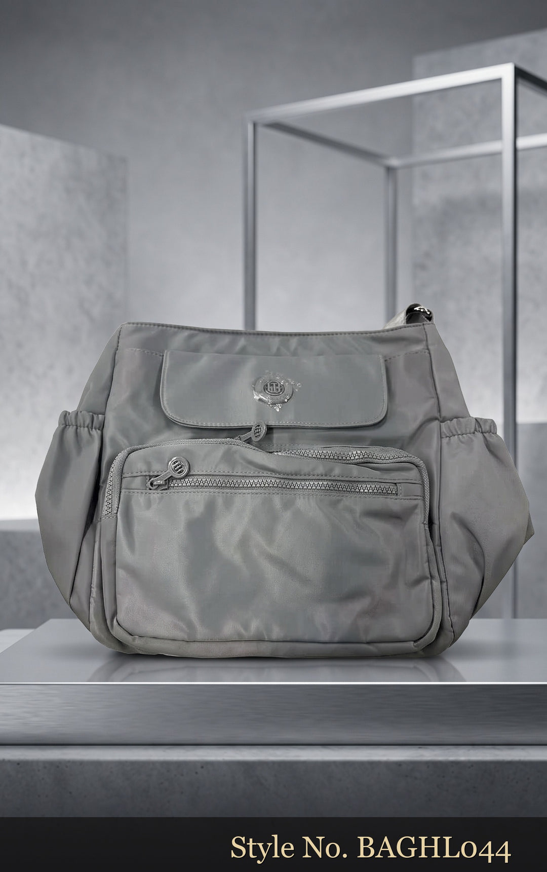 Light Gray Sling Backpack | BAGHL044