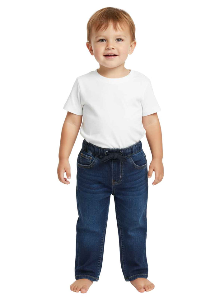 Cat & Jack Boys' Denim Pull-On Jeans - Medium Wash