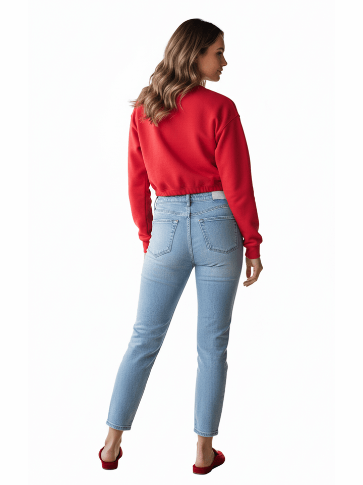 Forever 21 Red It's all good Sweatshirt