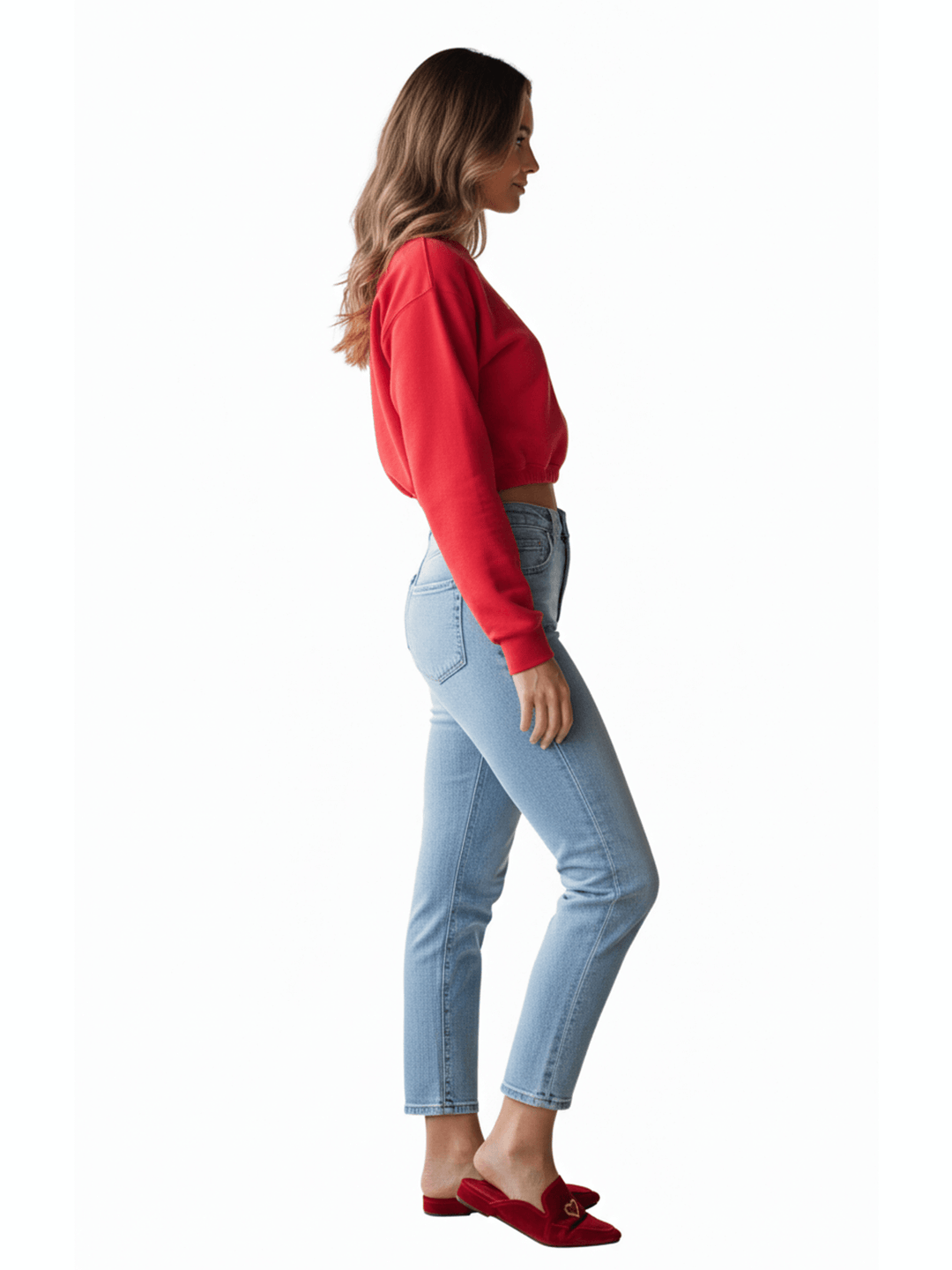 Forever 21 Red It's all good Sweatshirt