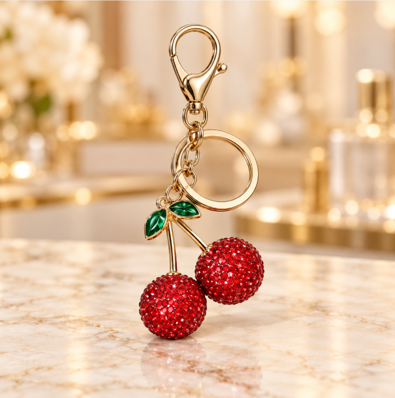 Twin Cherries Keychain - KCMEIFEN003