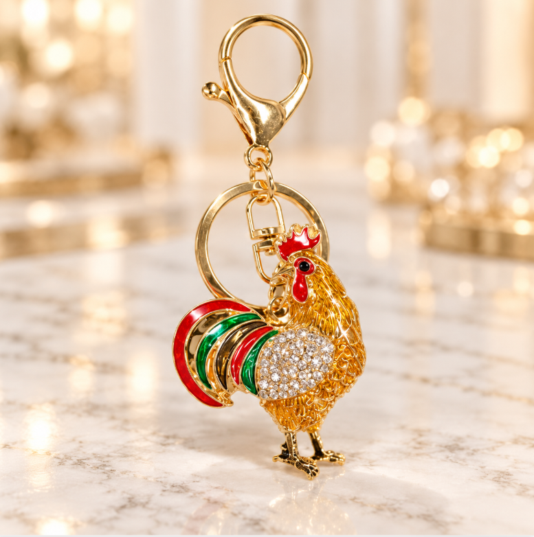 Rooster Keychain - KCMEIFEN026