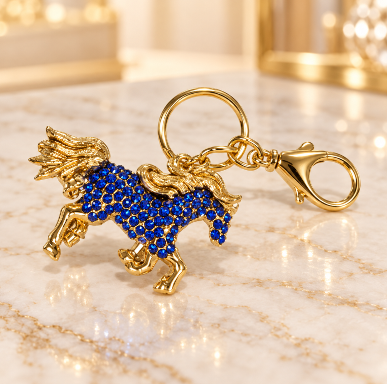 Blue Horse Keychain - KCMEIFEN038
